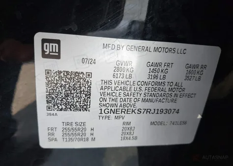 1GNEREKS7RJ193074